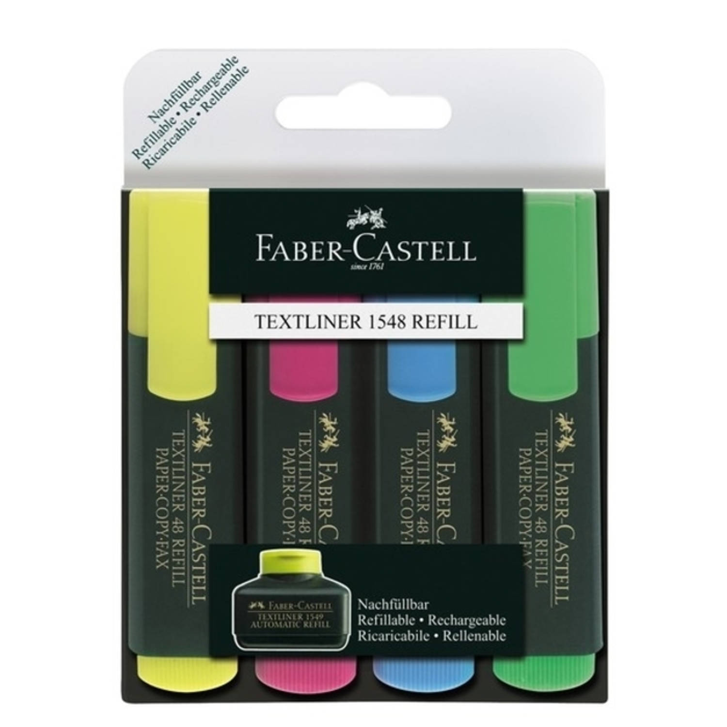 Faber Castell Tekstmarker 48 4-delig Etui