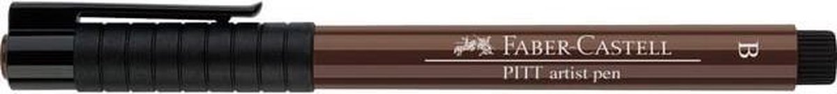 Faber Castell Tekenstift Faber-castell Pitt Artist Pen Brush 169 Caput Mortuum - Bruin