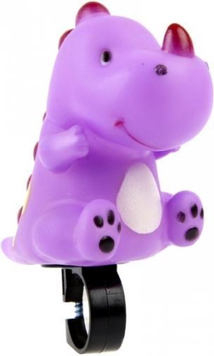 Pexkids Fietstoeter Neushoorn Paars 10 Cm - Roze