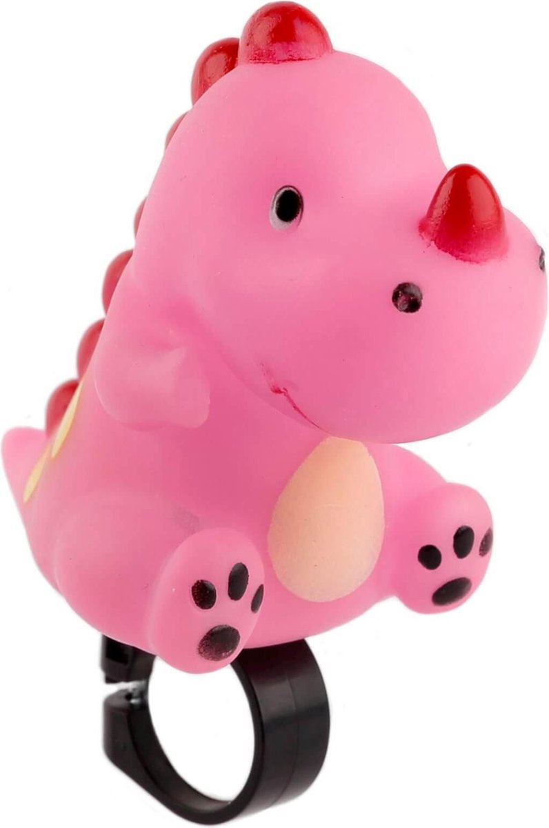 Pexkids Fietstoeter Neushoorn Paars 10 Cm - Roze