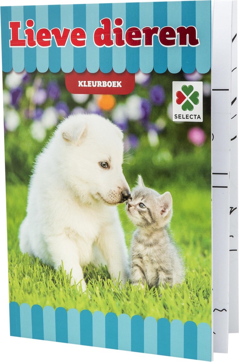 Selecta Kleurboek Lieve Dieren Junior 21 X 30 Cm