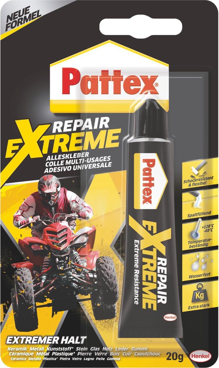 Pattex Multilijm 100 % Repair Gel, Tube Van 20 G, Op Blister