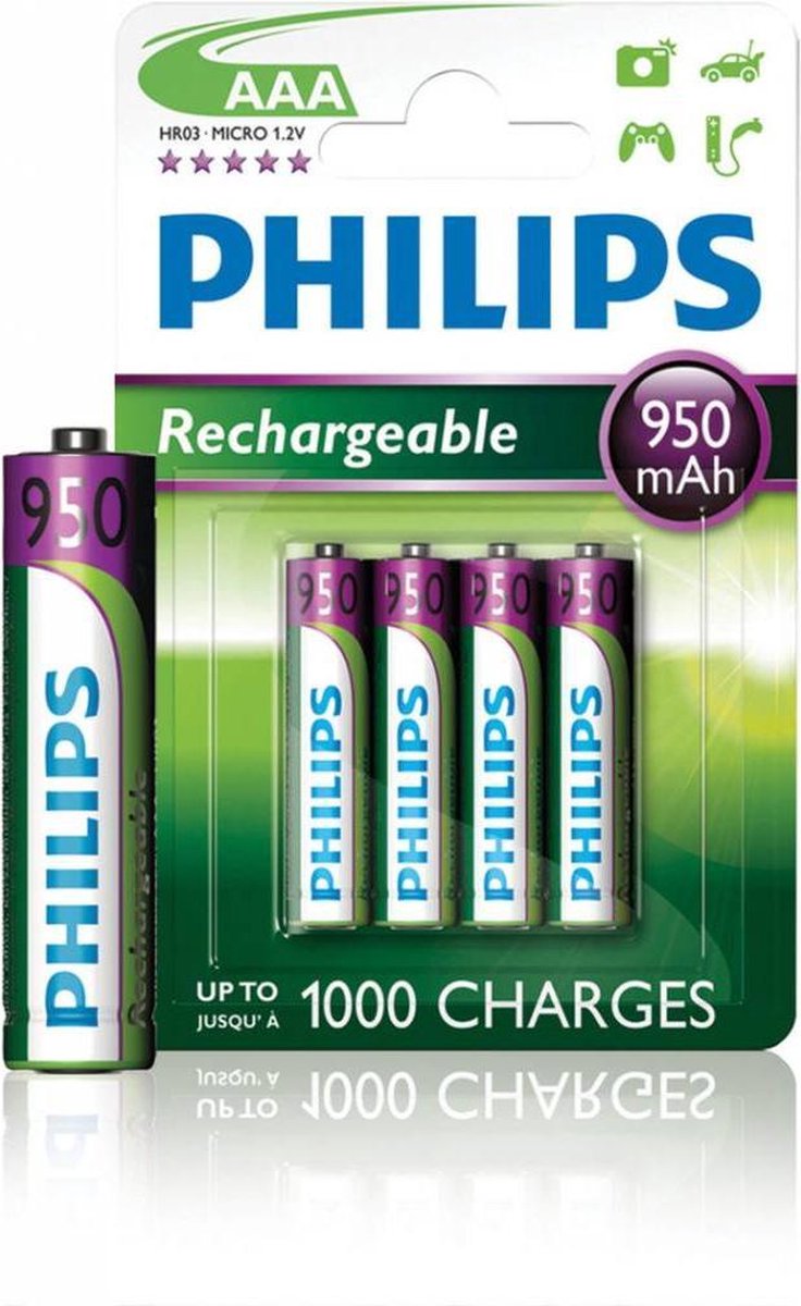 Philips Aaa Nimh Oplaadbare Batterijen