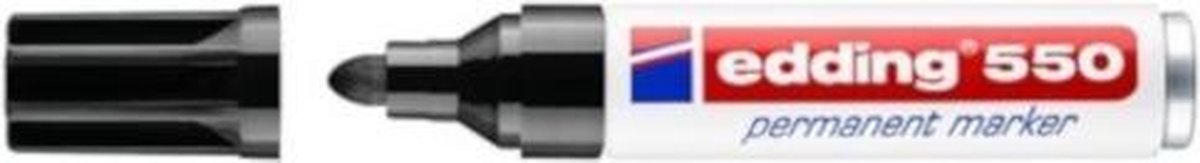 Edding Permanente Marker E-550 - Zwart