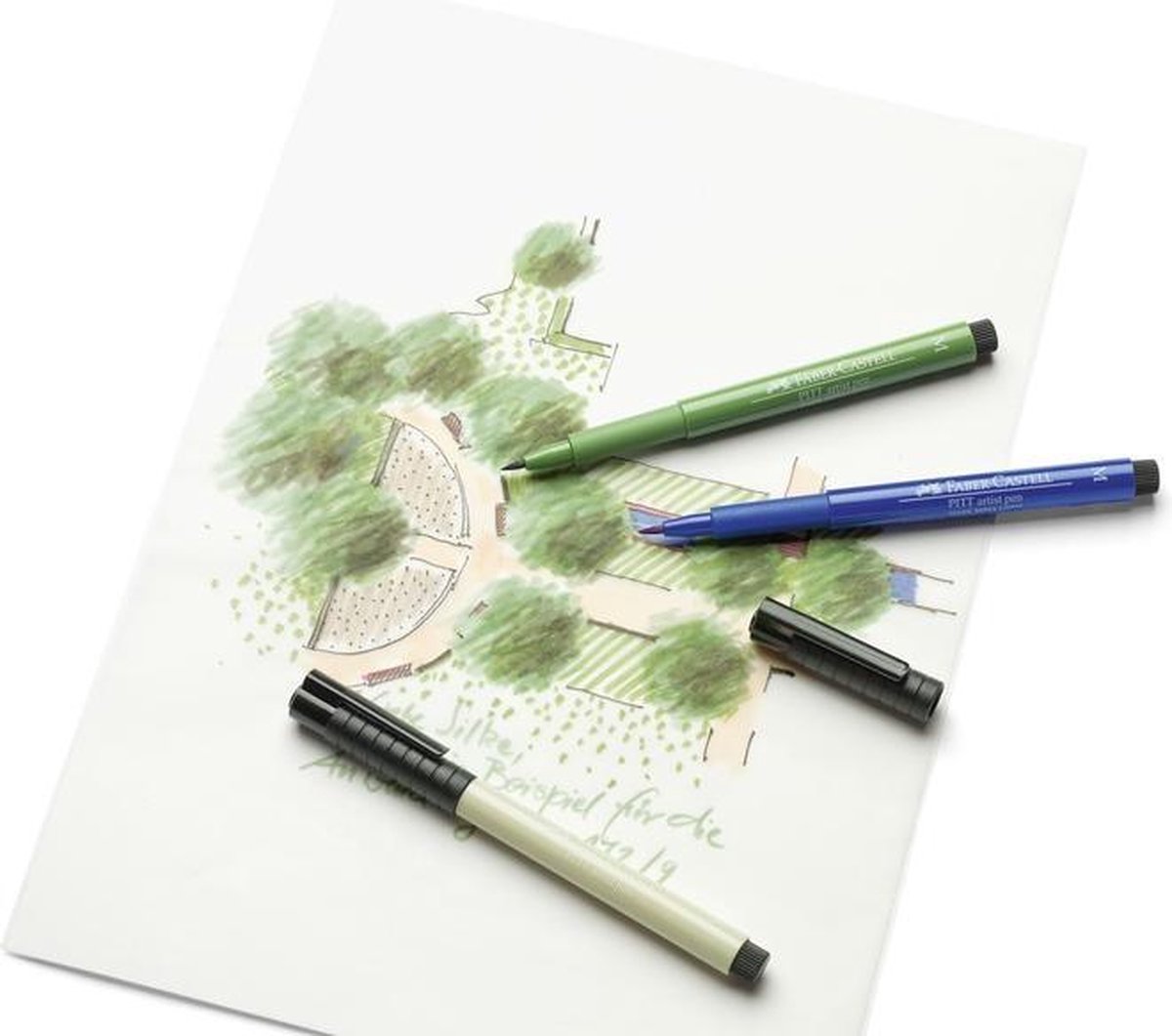 Faber Castell Tekenstift Faber-castell Pitt Artist Pen 250 Gold