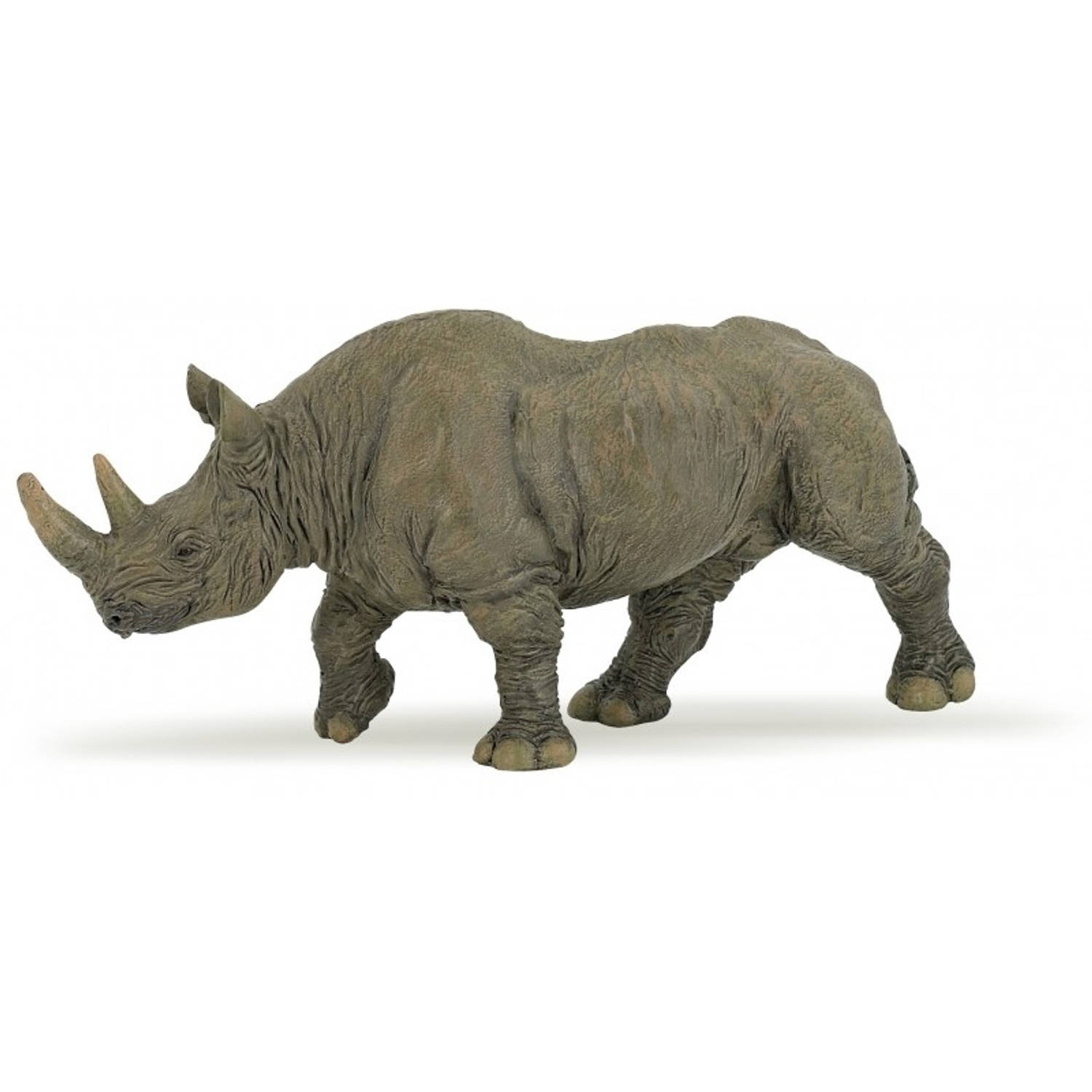 Papo Plastic Speelgoede Neushoorn 5 Cm - Zwart