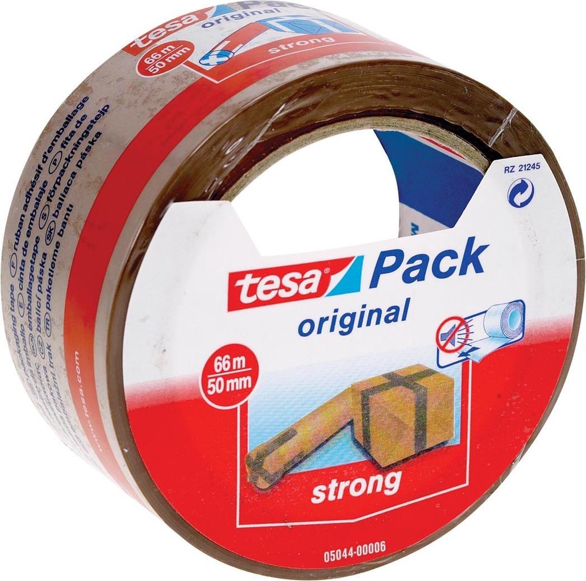 Tesa Verpakkingstape 66 M X 50 Mm - Bruin