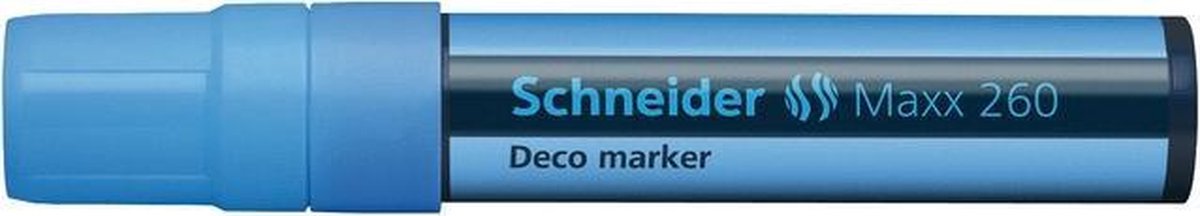 Schneider Electric Krijtmarker Maxx 260 Fluor - Blauw