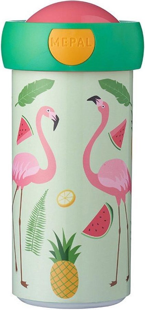 Mepal Campus Tropical Flamingo Schoolbeker - 300 Ml - Roze