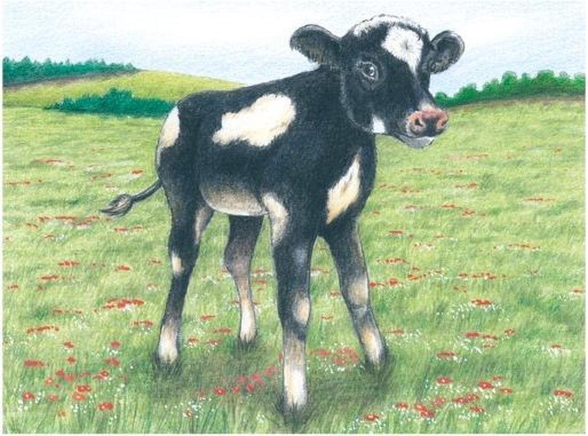 Goki Houten Blokpuzzel Boerderijdieren