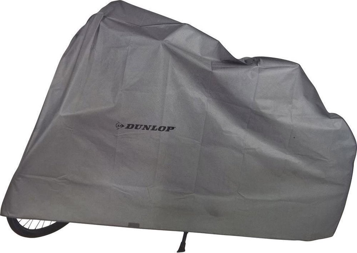 Dunlop Fietshoes - 210 X 110 Cm - Beschermt Tegen Weer, Wind, Stof En Vuil - - Grijs