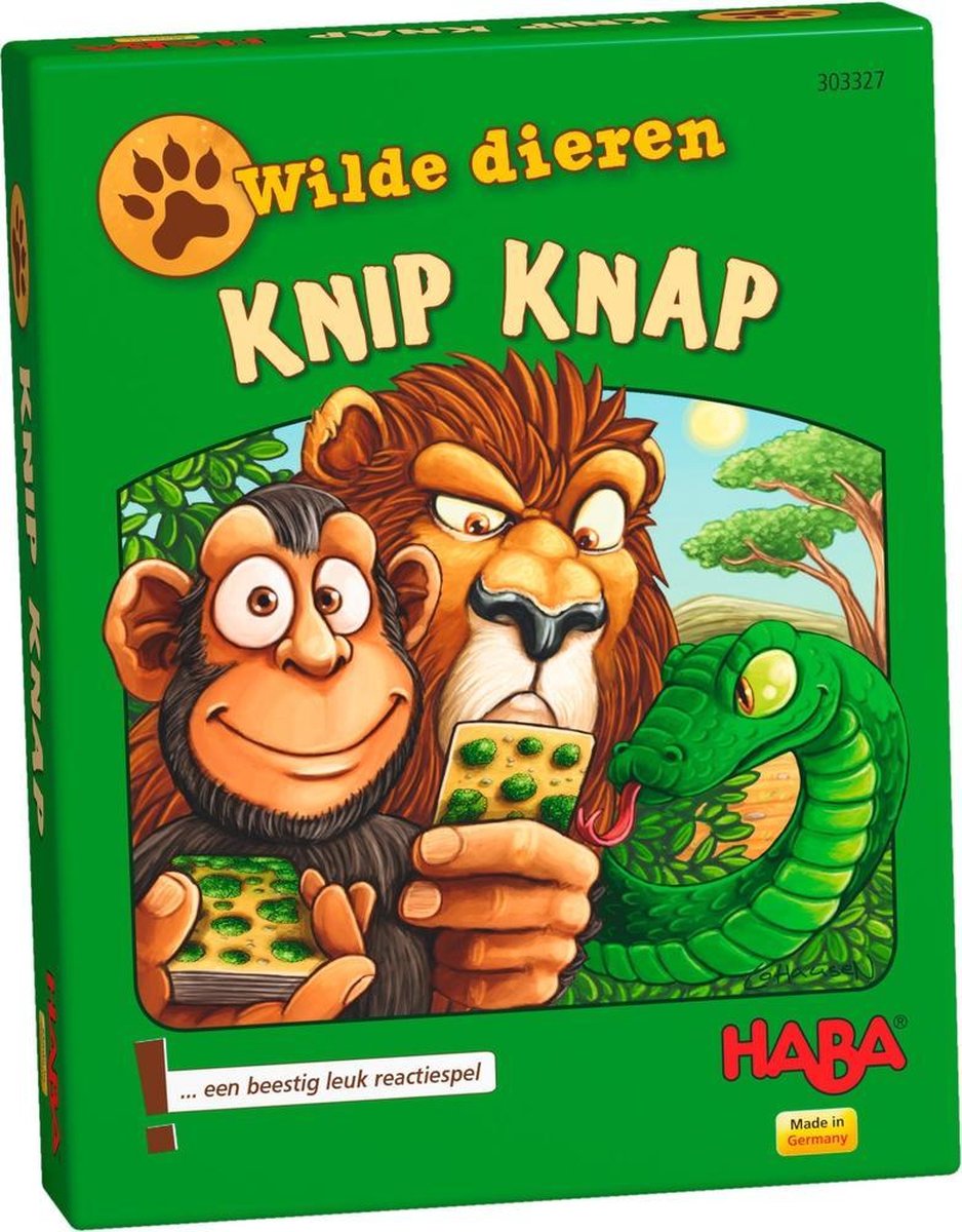 HABA Kaartspel Wilde Dieren - Knip Knap (Nl)