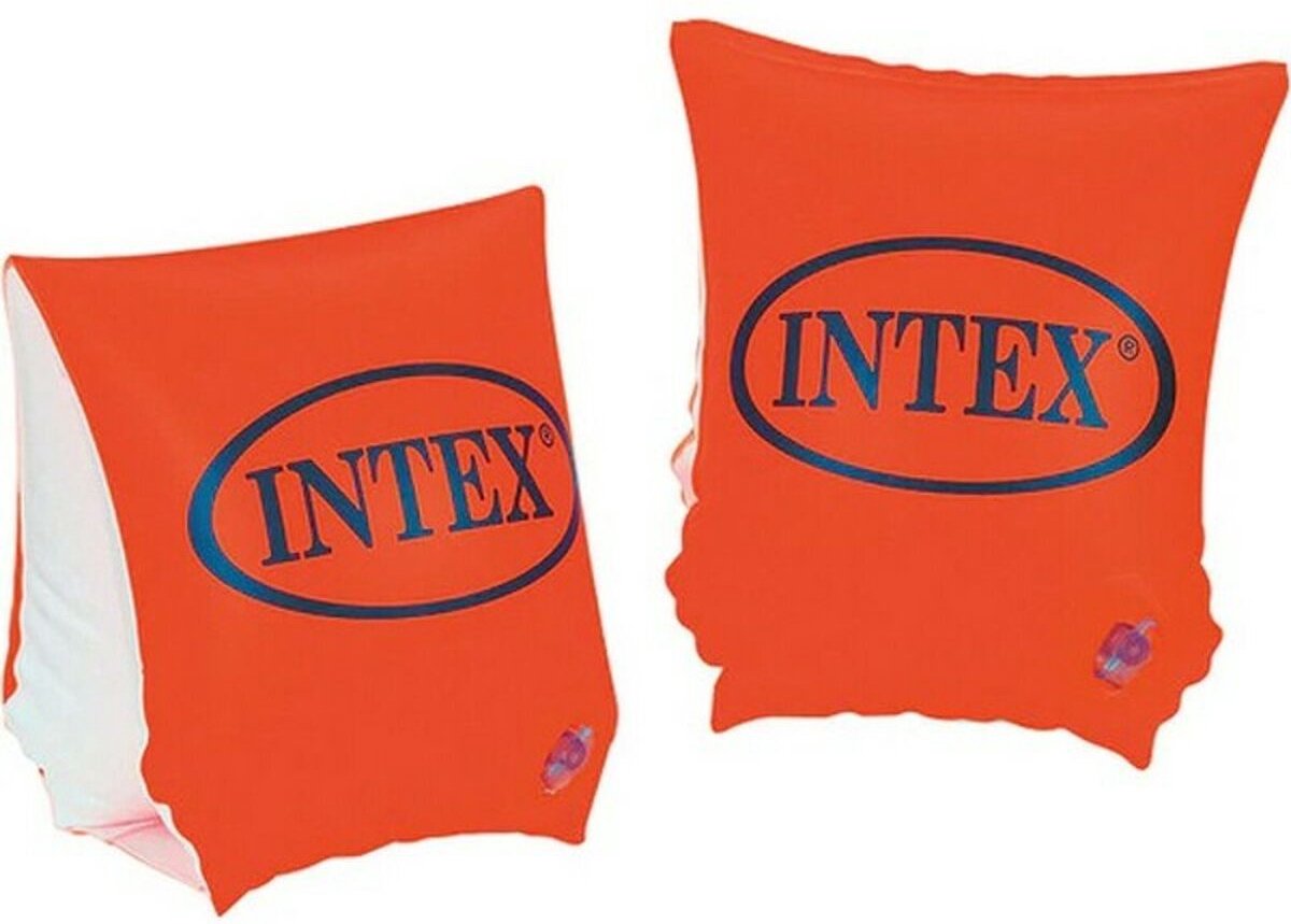 Intex Zwemvleugeltjes Deluxe Armbands 18 T/m 30 Kg - Oranje