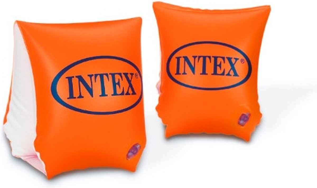 Intex Zwemvleugeltjes Deluxe Armbands 18 T/m 30 Kg - Oranje