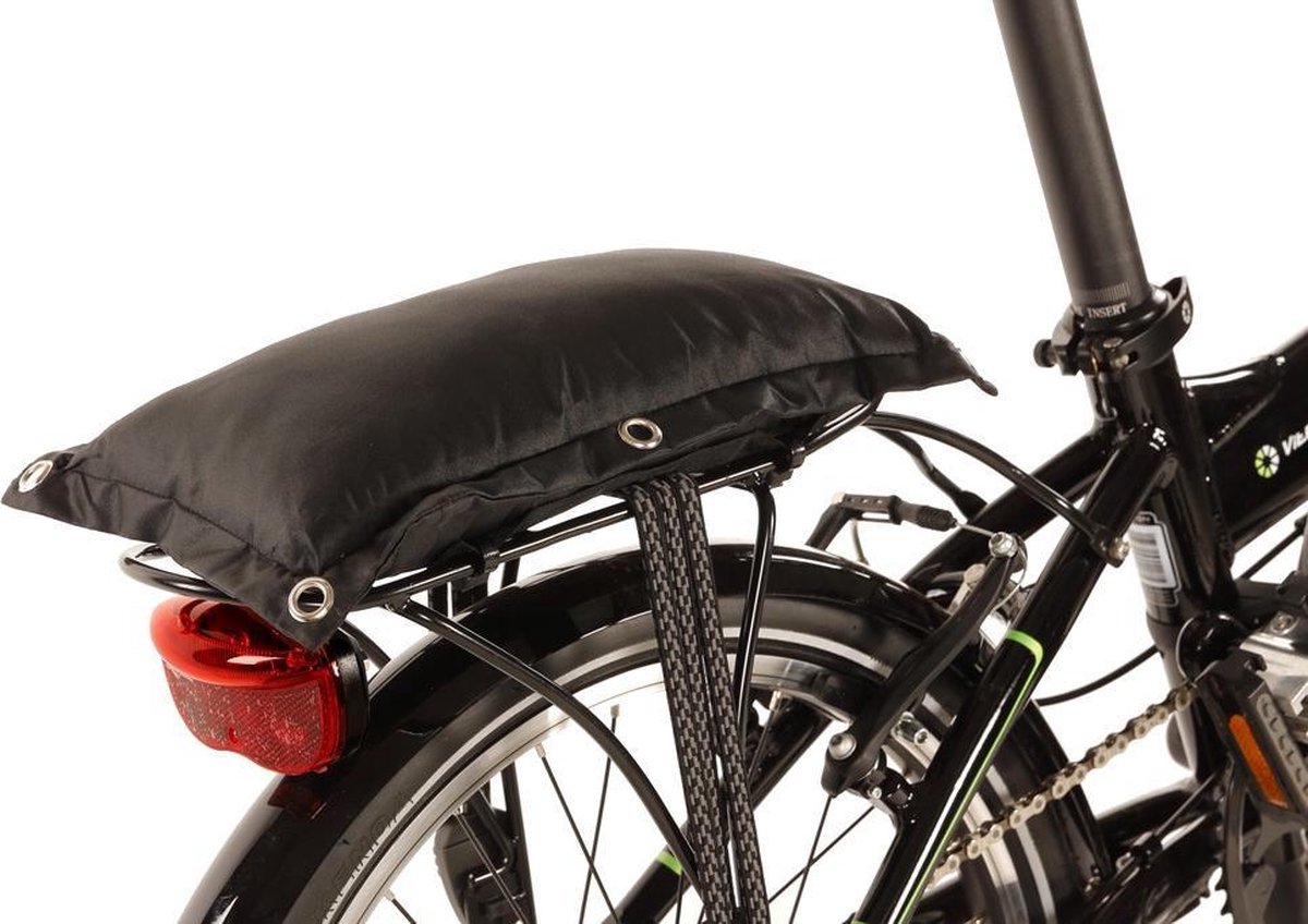 Niet verkeerd Bagagedragerkussen Fat 35 Cm - Zwart