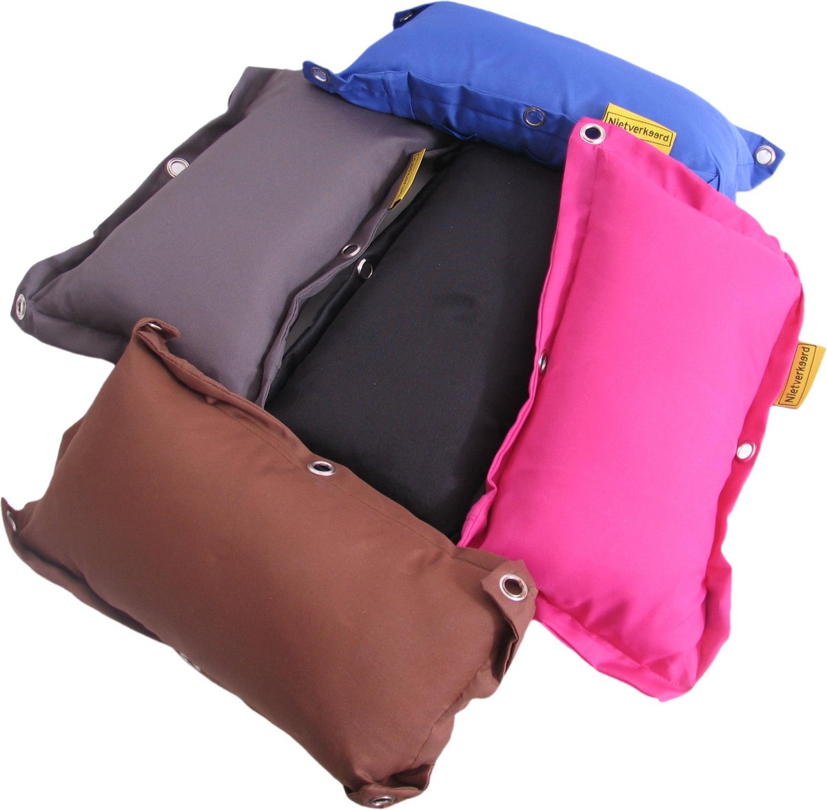 Niet verkeerd Bagagedragerkussen Fat Roze 35 Cm - Blauw