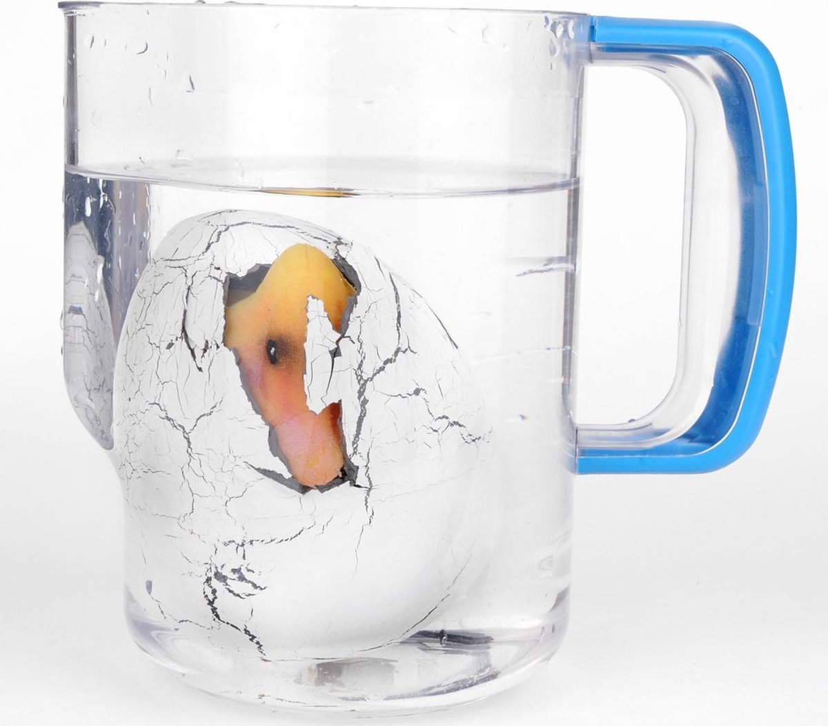 Johntoy Dinosaurus In Ei Lichtroze 11 Cm