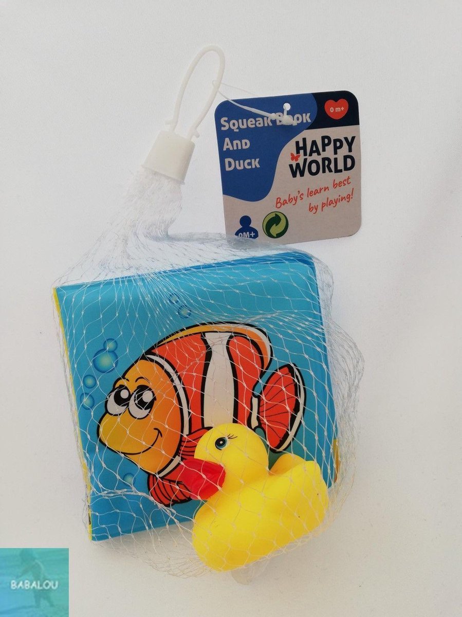 Johntoy Piepboekje Met Eend Happy World