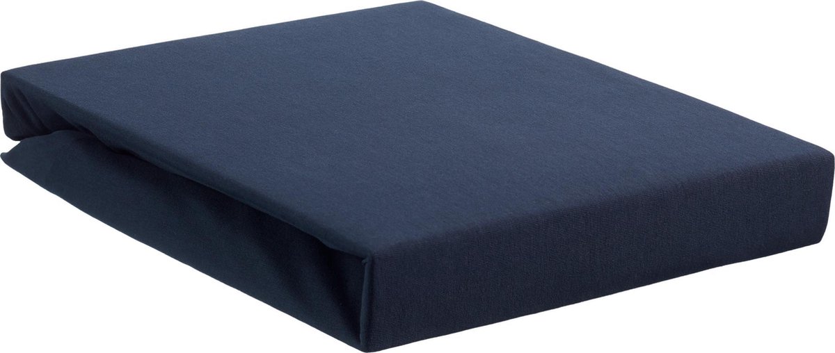 Beddinghouse Jersey Lycra Topper Hoeslaken - 95% Gebreide Katoen - 5% Lycra - 2-persoons (140/160x200/220 Cm) - Indigo - Paars