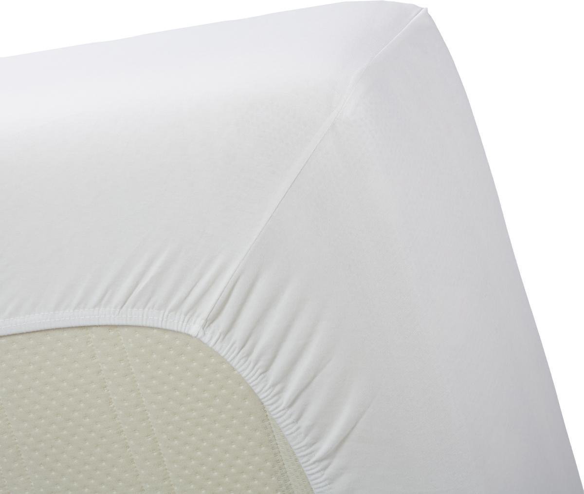 Beddinghouse Jersey Lycra Hoeslaken - 95% Gebreide Katoen - 5% Lycra - 1-persoons (70/80x200/220 Cm) - White - Wit