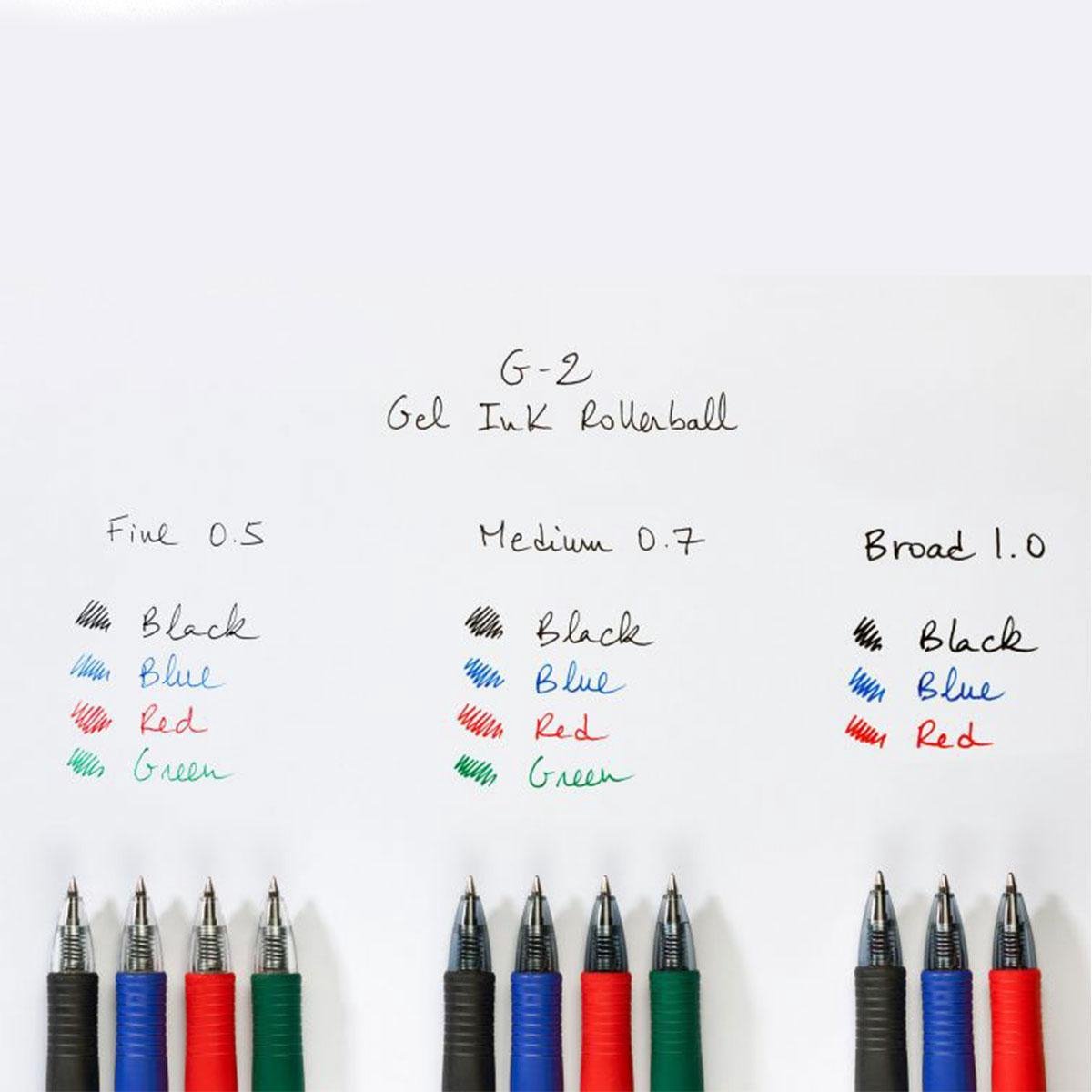 Pilot Roller Intrekbare Gelpen G-2 - Zwart