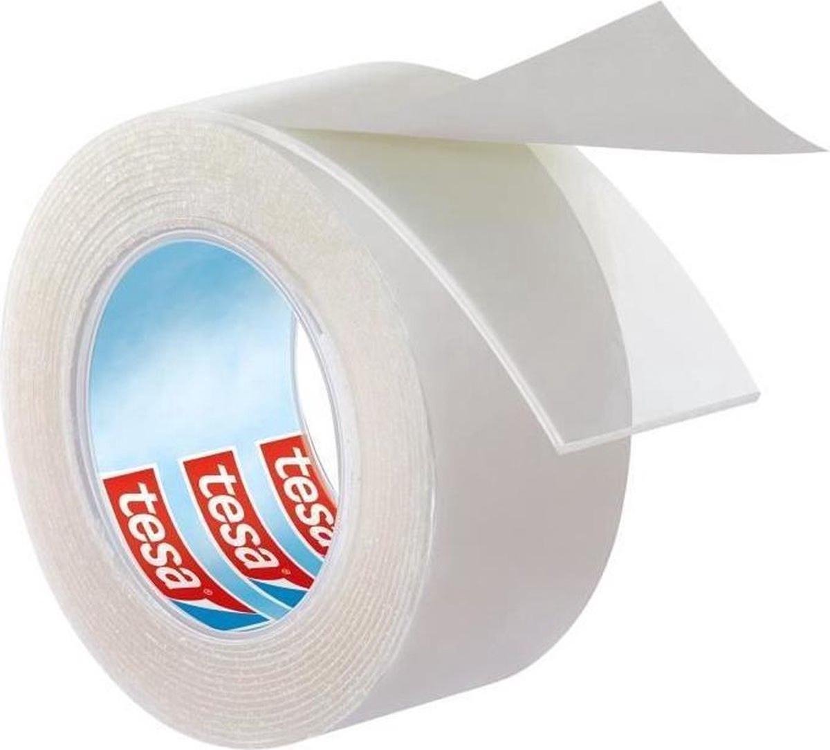 Tesa Powerbond Montagetape Transparant, 19 Mm X 1,5 M