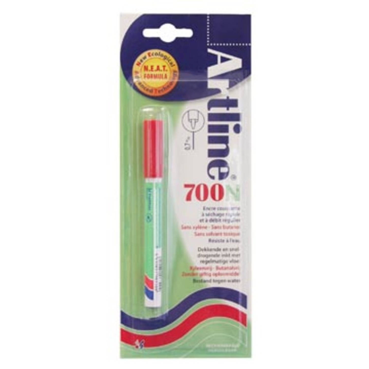 Permanent Marker Artline 700 (Op Blister) - Rood