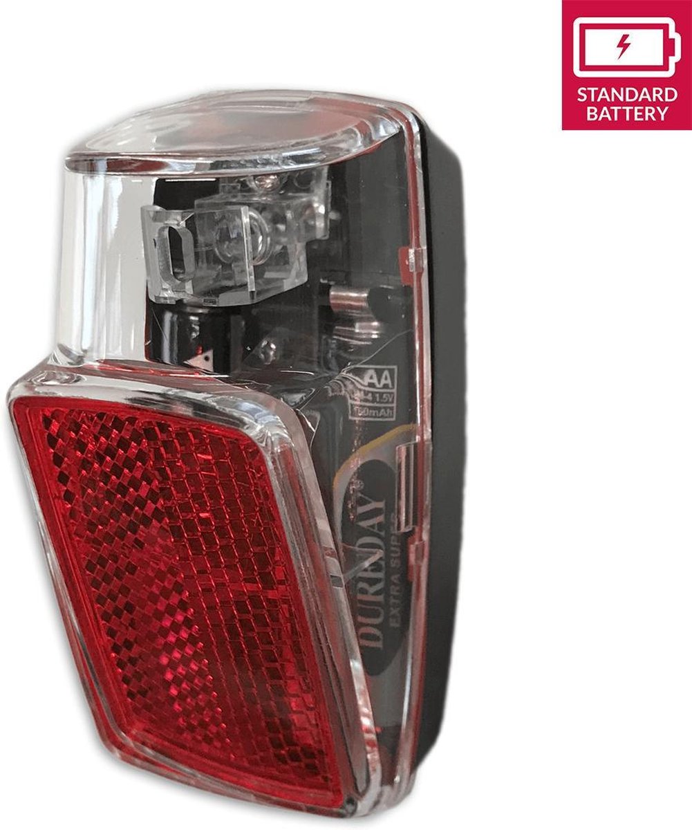 Lynx Achterlicht Led Batterijen - Zwart