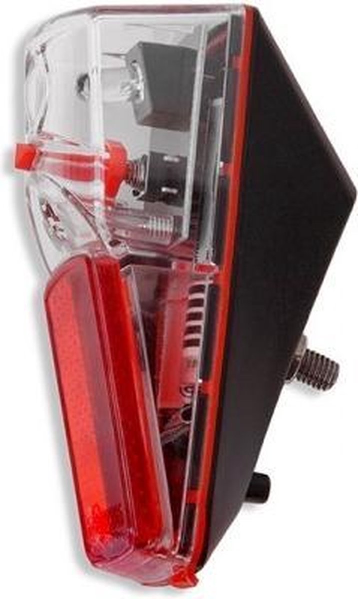 Lynx Achterlicht Led Batterijen - Zwart