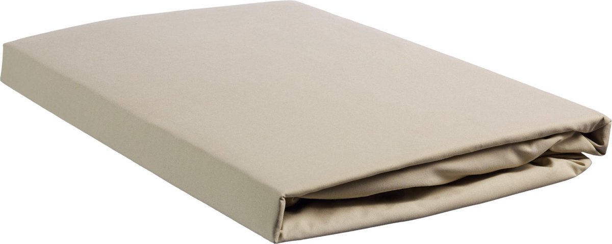 Beddinghouse Percale Katoen Hoeslaken - 100% Percale Katoen - 2-persoons (140x200 Cm) - Sand - Geel