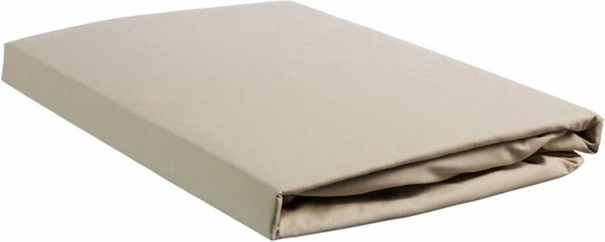 Beddinghouse Percale Katoen Hoeslaken - 100% Percale Katoen - 2-persoons (140x210/220 Cm) - Sand - Geel