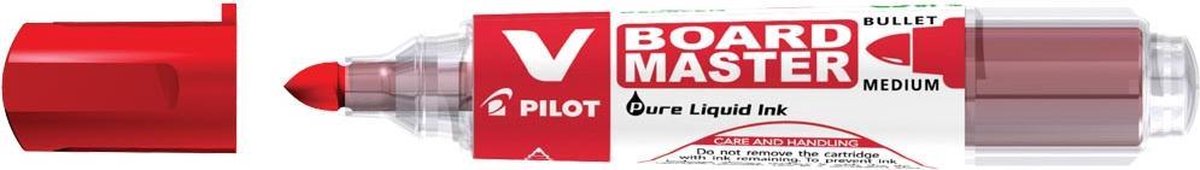 Pilot Whiteboardmarker V-board Master M, Medium 2,3 Mm, - Wit