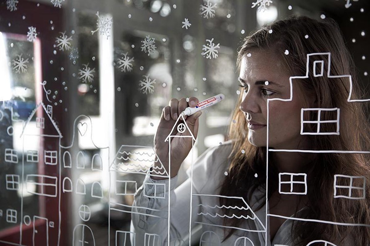 Edding Krijtmarker E-4095 - Wit