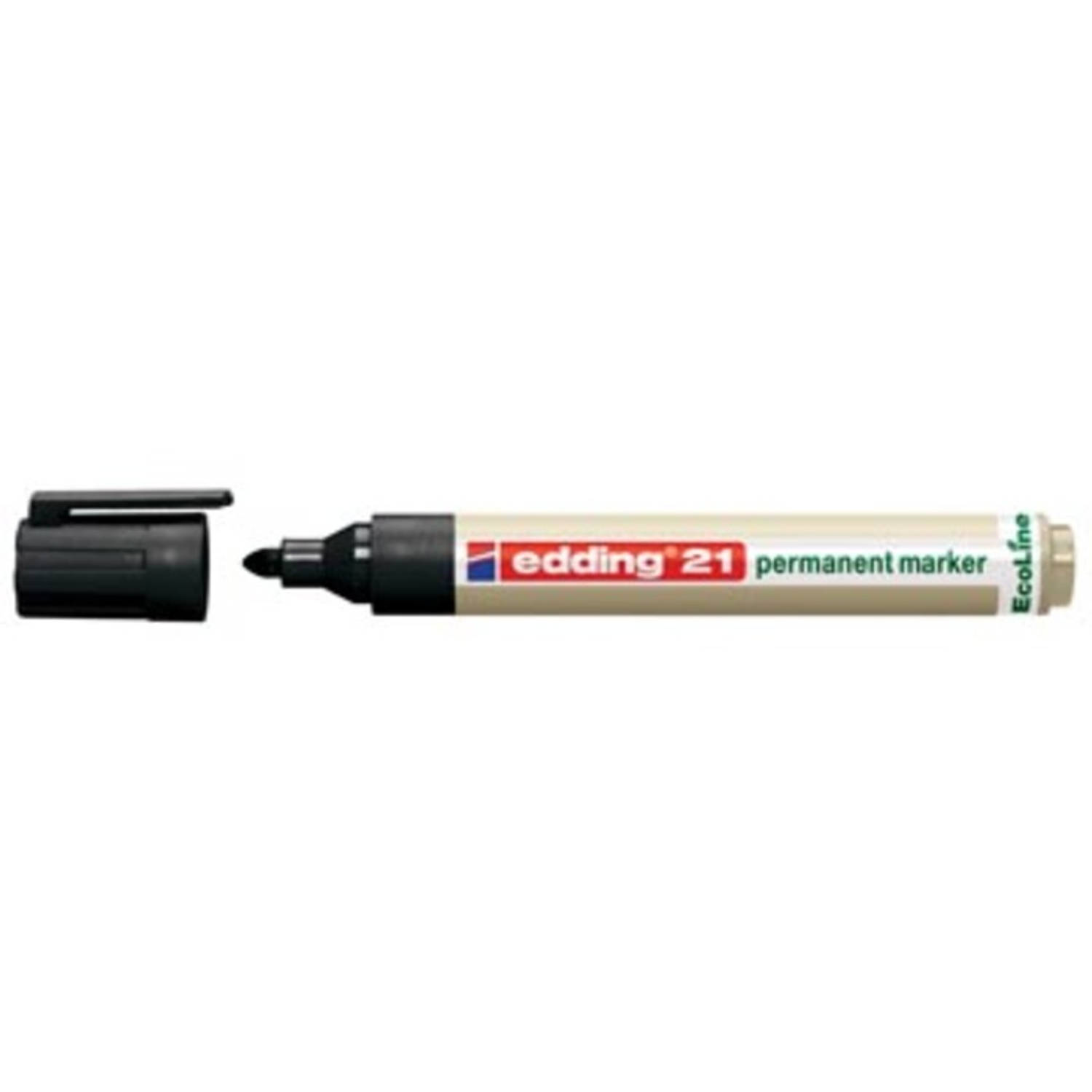 Edding Permanent Marker Ecoline E-21 - Zwart