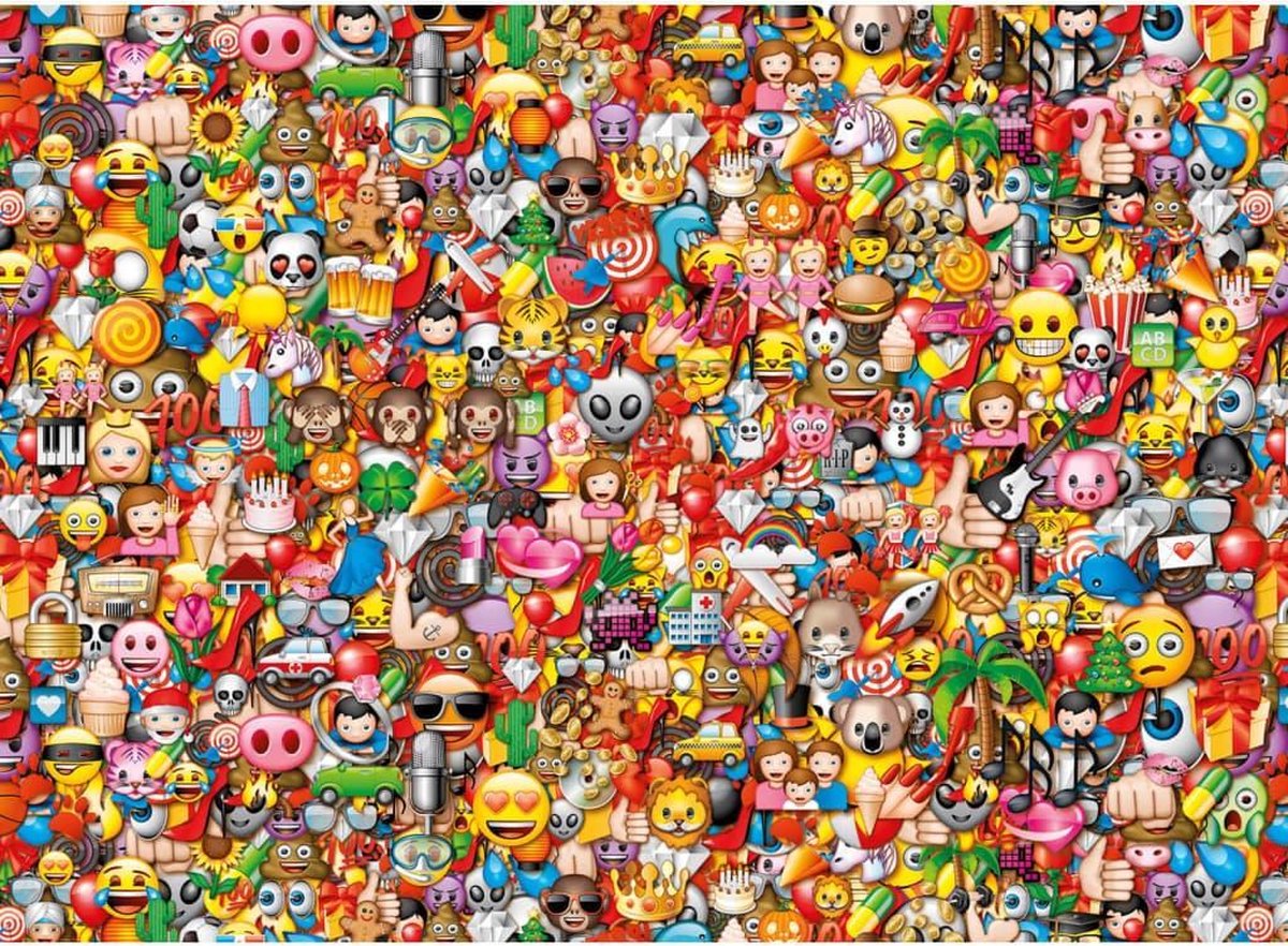 Clementoni Puzzel Emoji - 1000 Stukjes