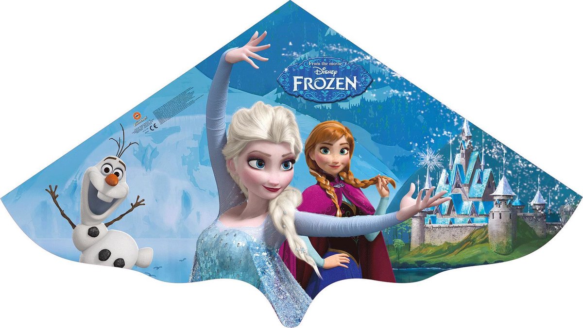 Günther Eenlijnskindervlieger Frozen Elsa En Anna 115 Cm - Blauw