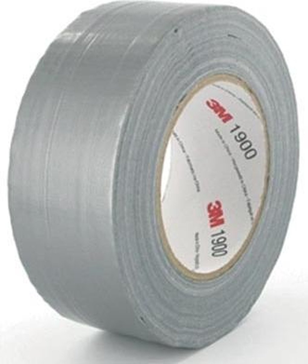 3M™ Duct Tape 1900, Ft 50 Mm X 50 M, Zilver - Wit