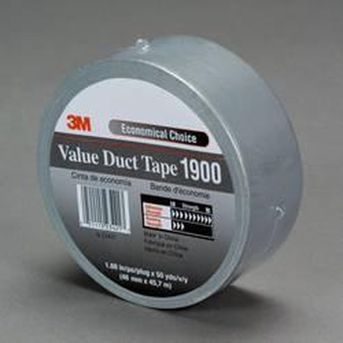 3M™ Duct Tape 1900, Ft 50 Mm X 50 M, Zilver - Wit