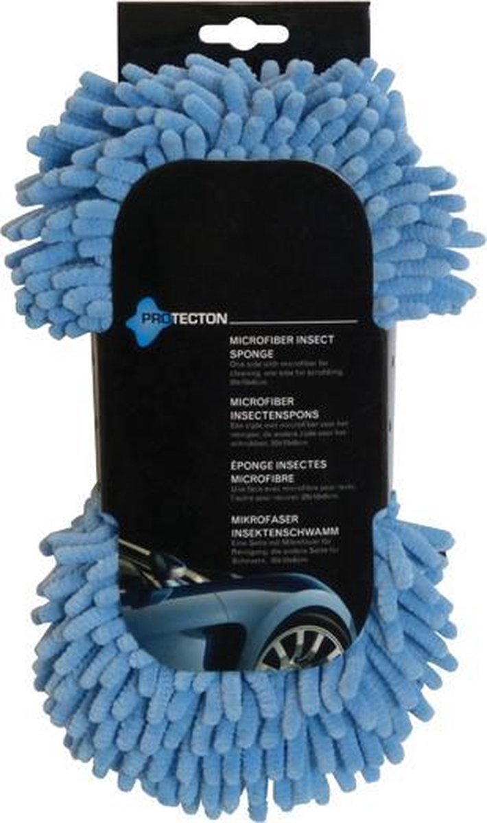 Universeel Protecton Insectenspons 24,5 X 10,5 X 5 Cm Microvezel/blauw - Geel