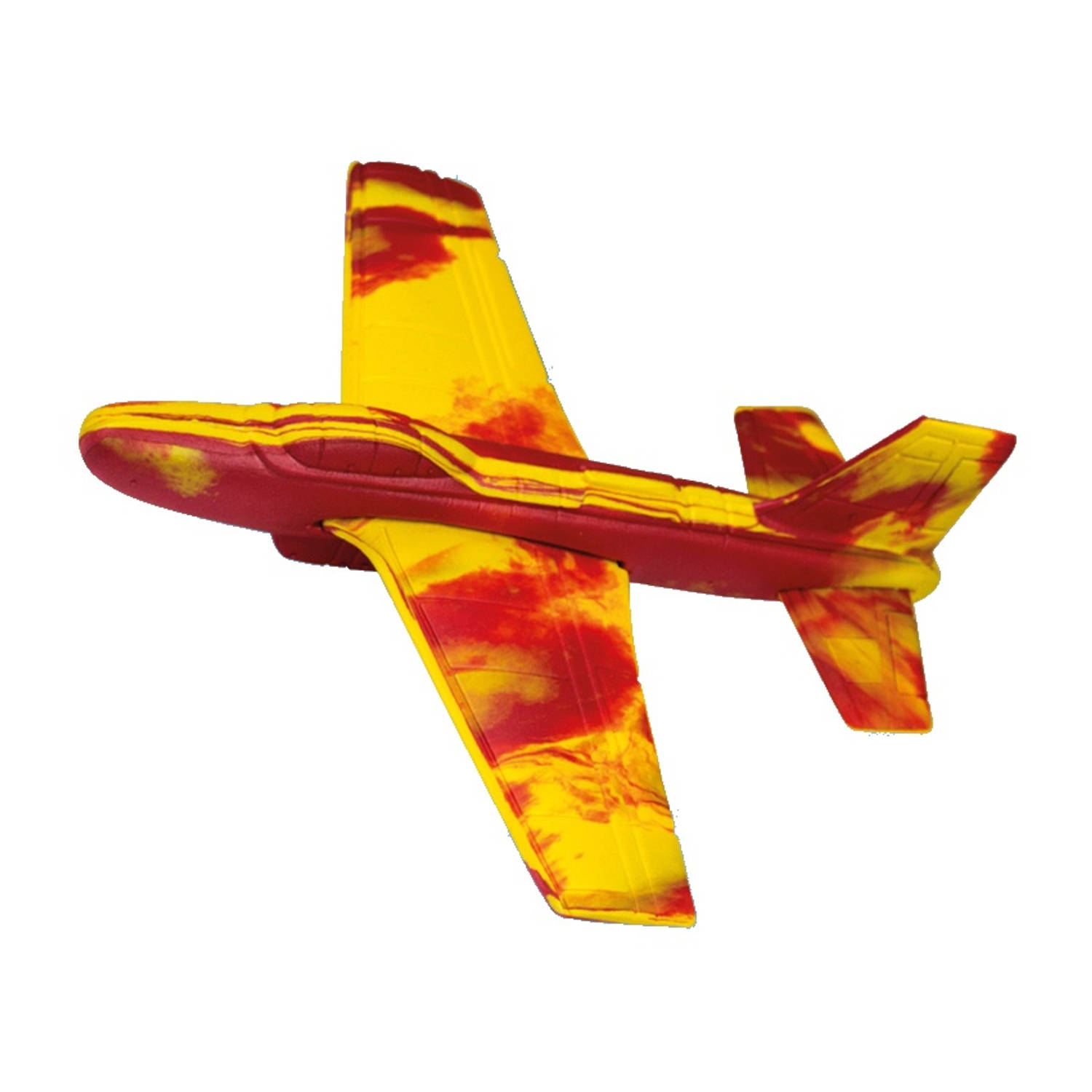 Günther Werpvliegtuig Stunt Glider 18 X 18 Cm/rood - Geel