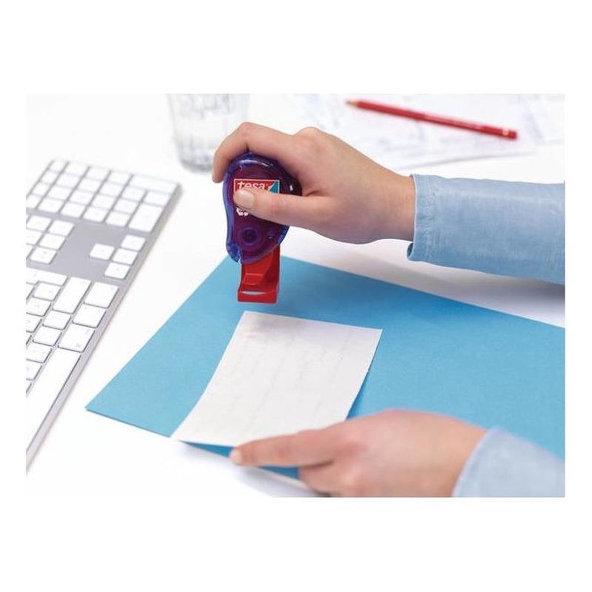 Tesa Lijmstempel, Op Blister