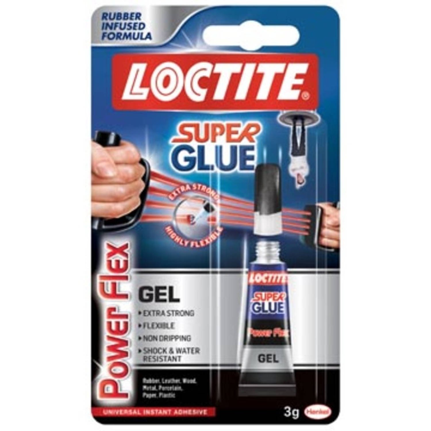 Loctite Secondelijm Power Flex 3 G