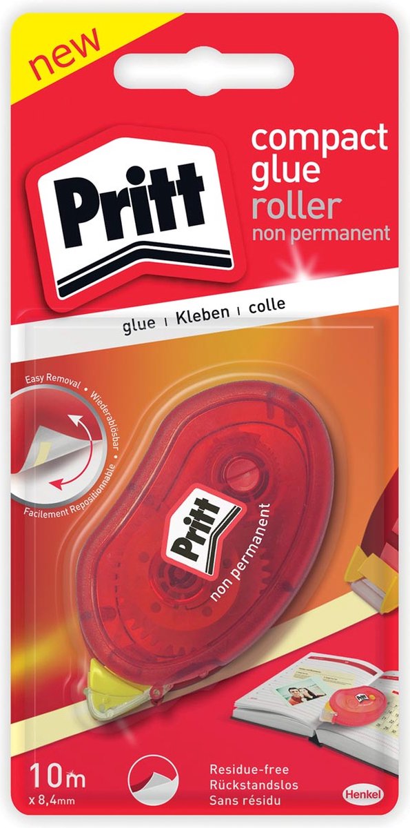 Pritt Lijmroller Compact Niet-permanent, Op Blister