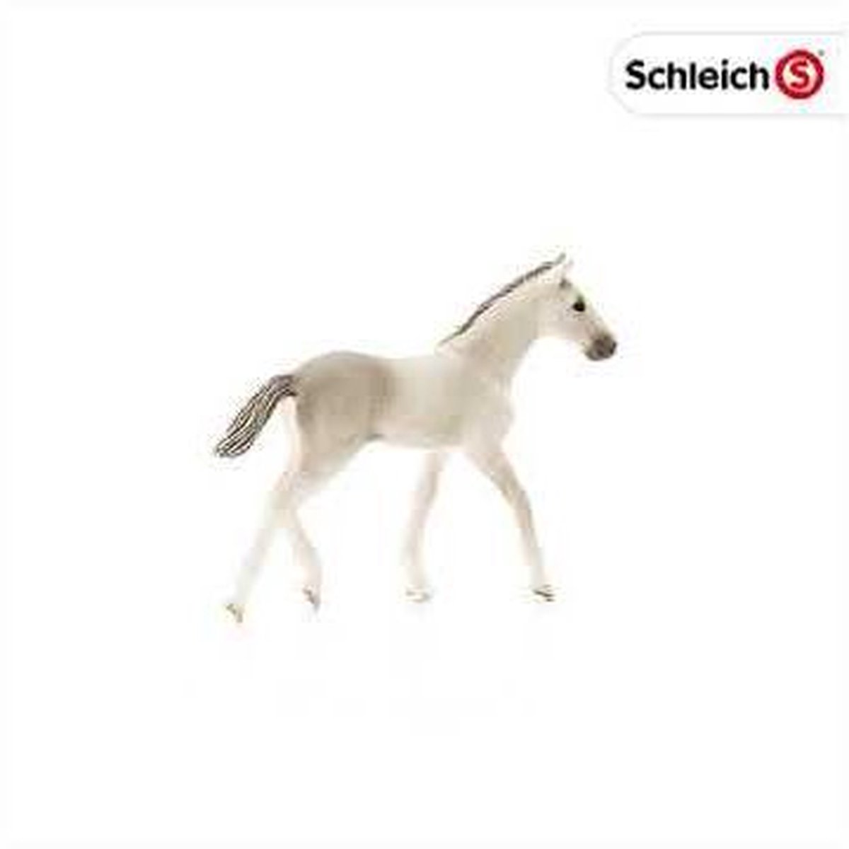 Schleich Holstein Veulen - Speelfiguur Horse Club -13860 - Wit