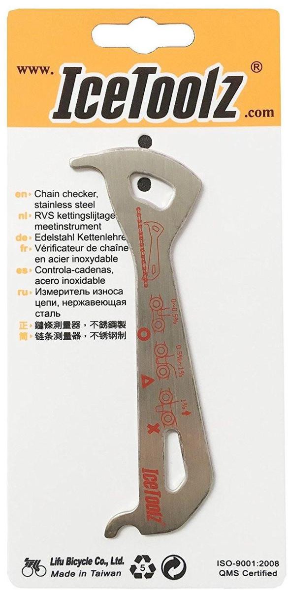 Icetoolz Slijtagemeter 12,5 Cm Rvs Zilver - Silver