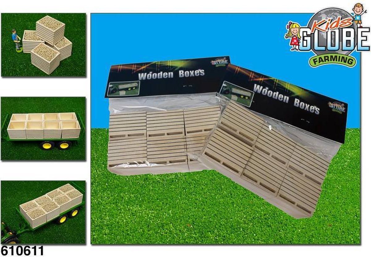 Aardappelkist Kids Globe 6 Stuks: Schaal 1:32