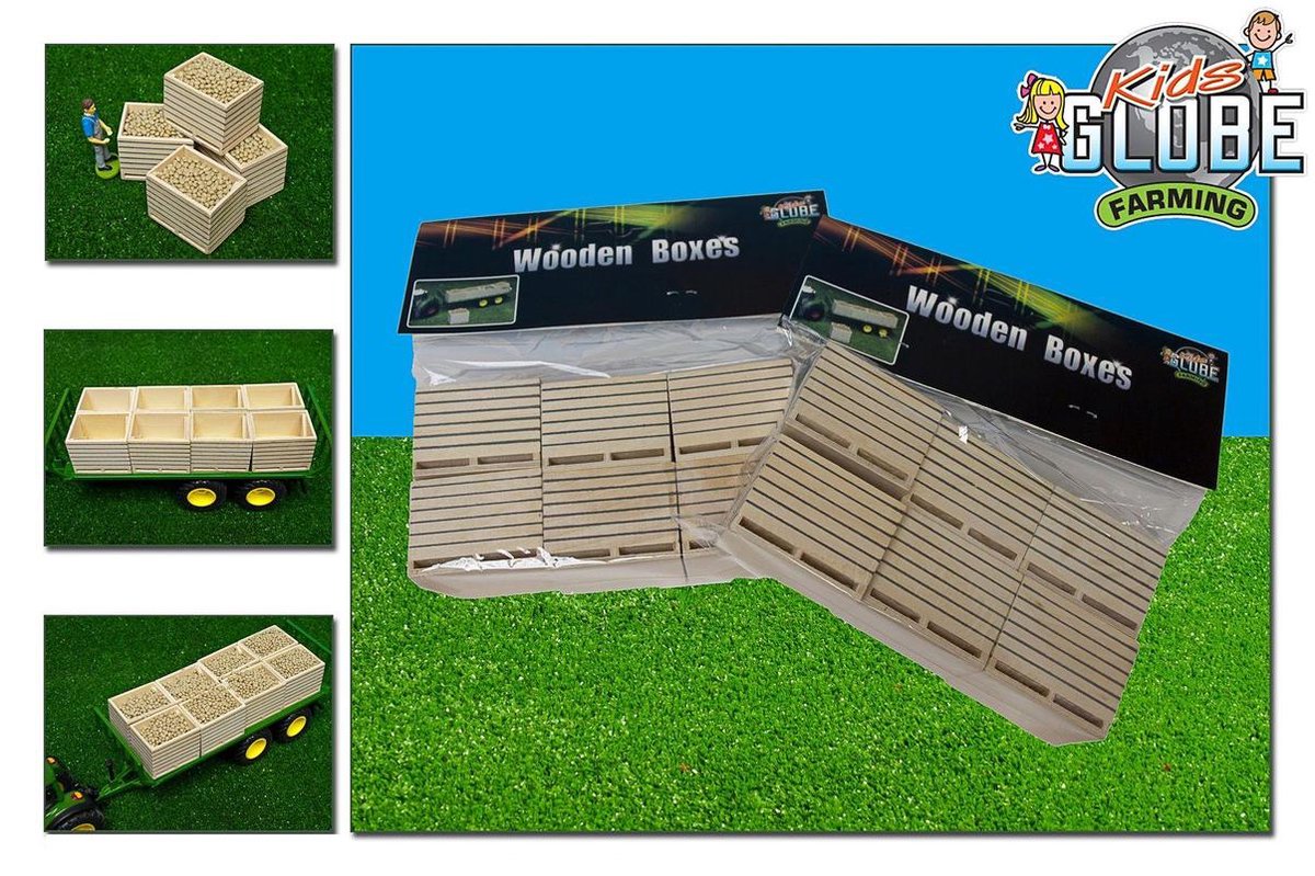 Aardappelkist Kids Globe 6 Stuks: Schaal 1:32