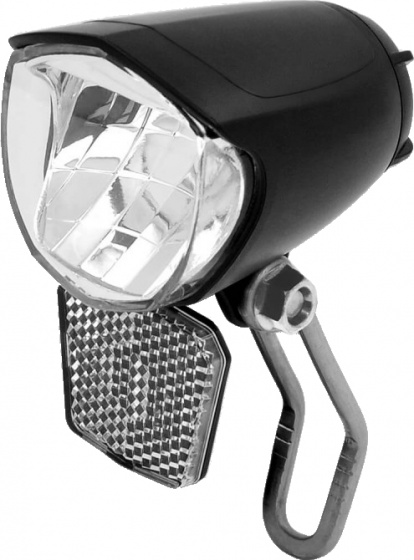 Lynx Koplamp Sensor led 70 lux dynamo - Zwart