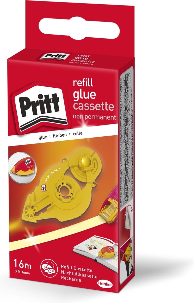 Pritt Vulling Voor Lijmroller Refill Niet-permanent, In Ophangdoosje