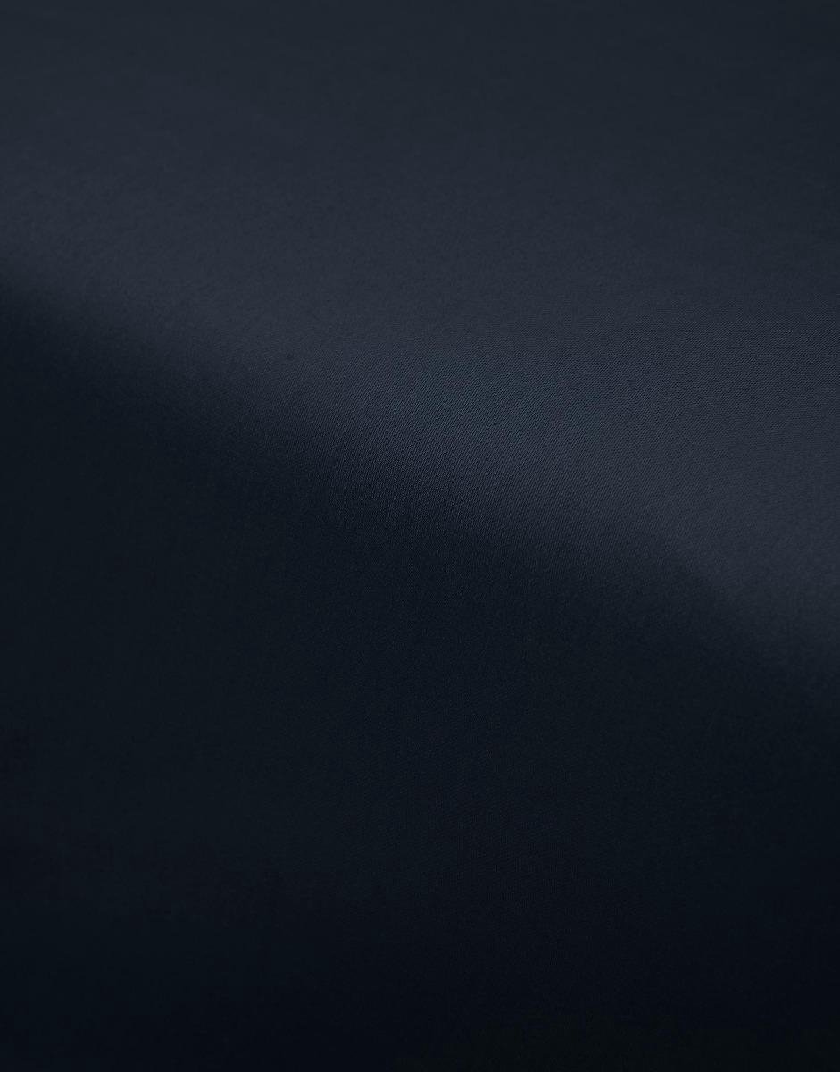 Essenza Satin Hoeslaken - 100% Katoen-satijn - 1-persoons (90x210 Cm) - Nightblue - Blauw